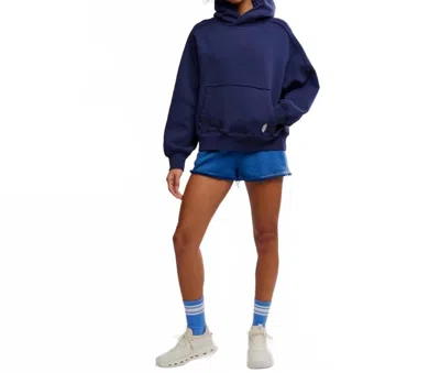 Fp Movement A Cut Above Hoodie In Midnight Navy In Blue