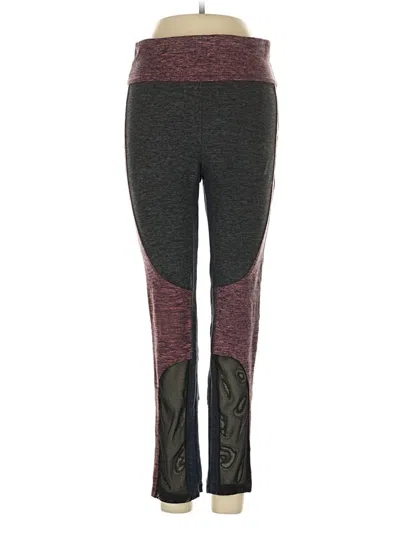 Pre-owned Fp Movement Active Pants In Burgundy