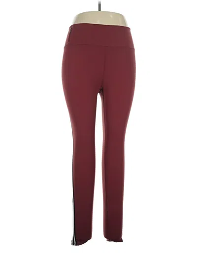 Pre-owned Fp Movement Active Pants In Burgundy