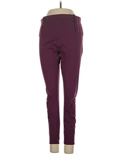 Pre-owned Fp Movement Active Pants In Burgundy