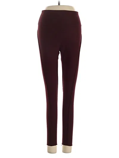 Pre-owned Fp Movement Active Pants In Burgundy