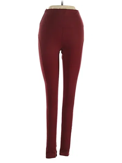 Pre-owned Fp Movement Active Pants In Burgundy