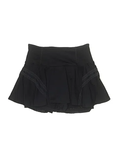 Pre-owned Fp Movement Active Skort In Black