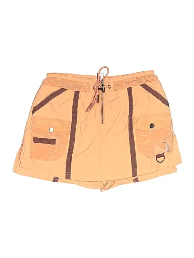 Pre-owned Fp Movement Active Skort In Orange