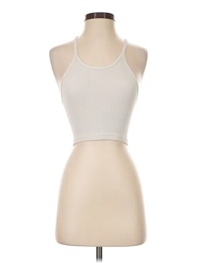 Pre-owned Fp Movement Active Tank Top In Ivory