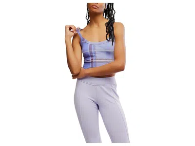 Fp Movement All Clear Cami Plaid Jacquard In Purple