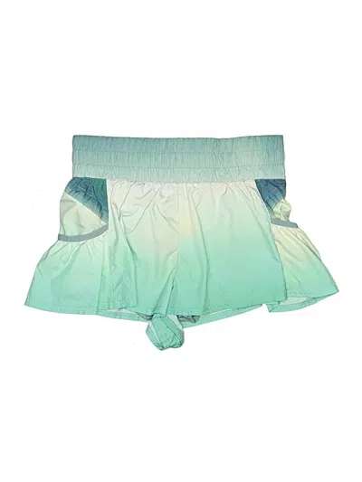 Pre-owned Fp Movement Athletic Shorts In Teal
