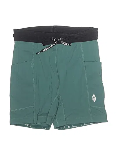 Pre-owned Fp Movement Board Shorts In Green