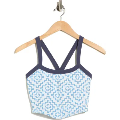 Fp Movement By Free People All Clear Jacquard Camisole In Blue