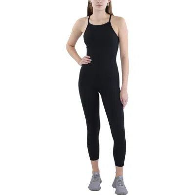 Fp Movement By Free People Ashford Womens Stretch Polyester Jumpsuit In Black
