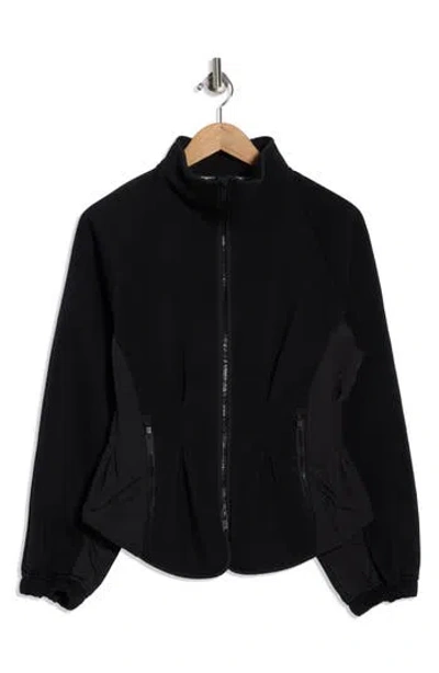 Fp Movement By Free People Fp Movement Gia Fleece Jacket In Black