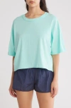 Fp Movement By Free People Fp Movement Inspire Cotton T-shirt In Moonlight Blue