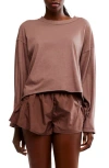 Fp Movement By Free People Fp Movement Inspire Layer Top In Brown