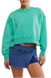 Fp Movement By Free People Fp Movement Intercept Cotton Blend Sweatshirt In Green