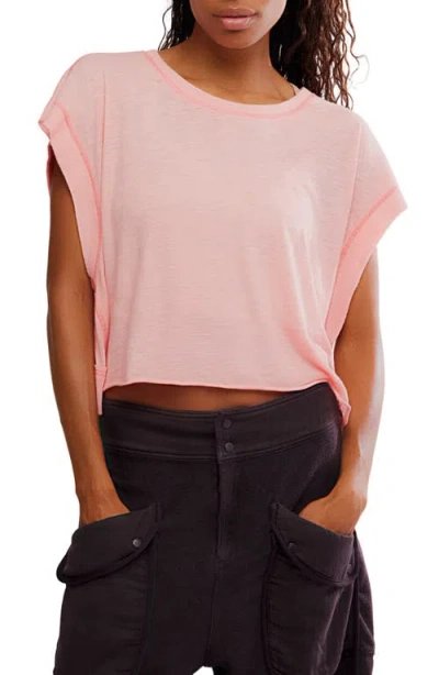 Fp Movement By Free People Fp Movement My Tee Time Open Back T-shirt In Pink
