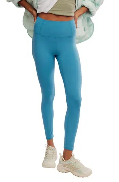 Fp Movement By Free People Fp Movement Never Better High Waist Leggings In Blue