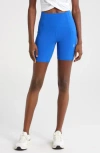 Fp Movement By Free People Fp Movement Never Better Pocket Bike Shorts In Blue