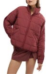 Fp Movement By Free People Fp Movement Pippa Packable Puffer Jacket In Burgundy