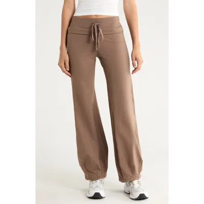 Fp Movement By Free People Fp Movement Quick Step Drawstring Flare Pants In Brown