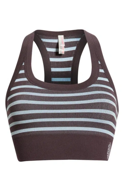 Fp Movement By Free People Fp Movement Stripe Go To Sports Bra In Brown