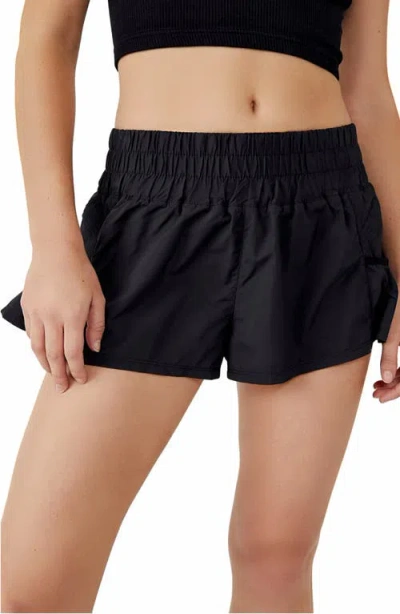Fp Movement By Free People Get Your Flirt On Shorts In Black