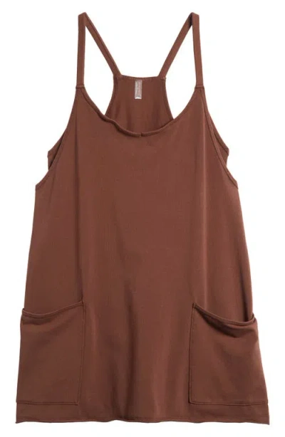 Fp Movement By Free People Hot Shot Mini Sport Dress In Brown