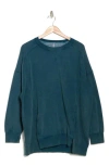 Fp Movement By Free People Intercept Oversized Sweatshirt In Emerald Garden