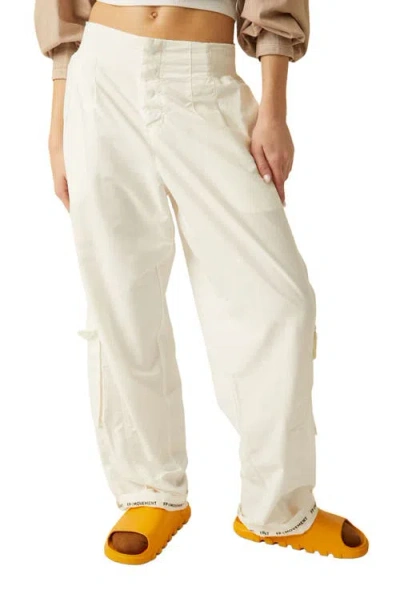 Fp Movement By Free People Mesmerize Me Cargo Pants In Painted White