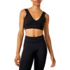 Fp Movement By Free People Never Better Crop V-neck Tank In Black