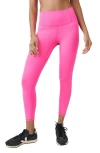 Fp Movement By Free People Never Better High Waist Leggings In Hot Pink