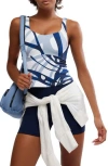 Fp Movement By Free People Never Better Long Tank In Blue