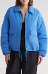 Fp Movement By Free People Off The Bleachers Coaches Jacket In Sapphire