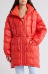 Fp Movement By Free People Patricia Packable Quilted Coat In Cayenne
