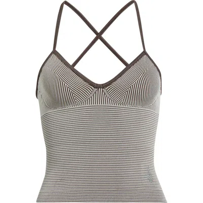 Fp Movement By Free People Perfectly Plated Rib Tank In Brown