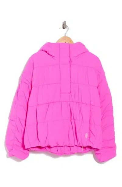 Fp Movement By Free People Polly Puffer Pullover In Pink