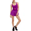 Fp Movement By Free People Righteous Runsie Romper In Vivid Violet