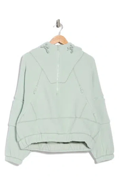 Fp Movement By Free People Wild And Free Fleece Pullover In Green