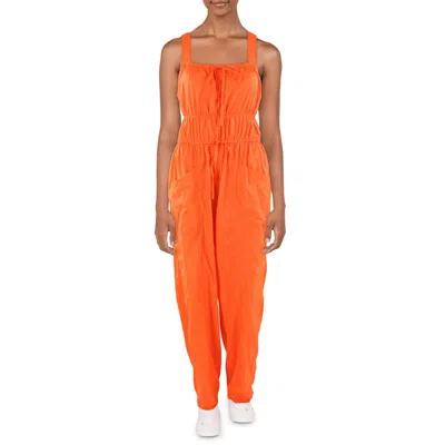 Fp Movement By Free People Womens Ruched Nylon Overall
