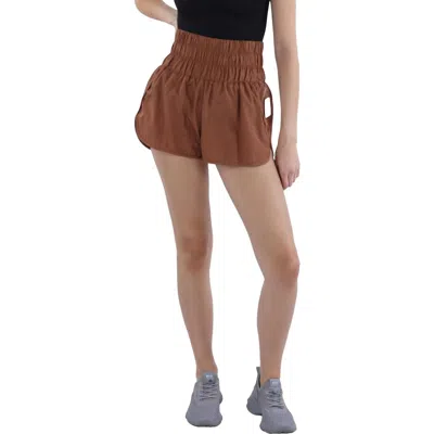 Fp Movement By Free People Womens Running Smocked Casual Shorts In Multi