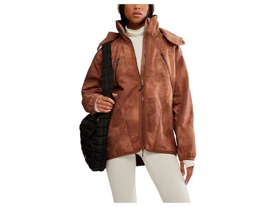 Fp Movement Canyon Crushin Jacket In Brown