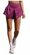 Fp Movement Carpe Diem Short In Deep Mulberry In Purple