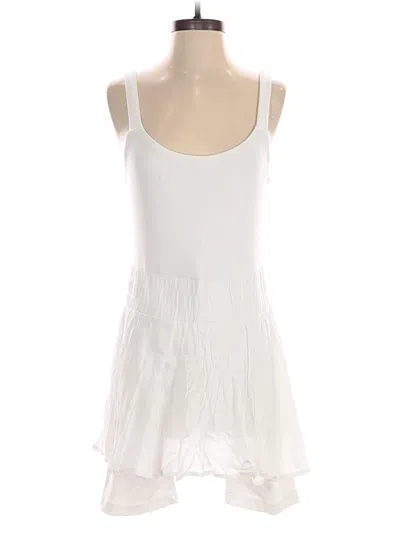 Pre-owned Fp Movement Casual Dress In White