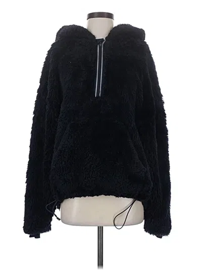 Pre-owned Fp Movement Faux Fur Jacket In Black