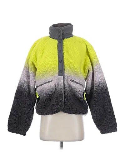 Pre-owned Fp Movement Faux Fur Jacket In Gray