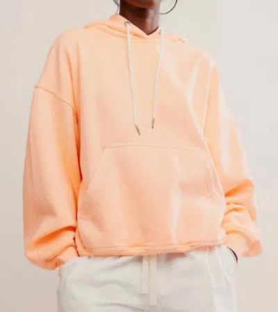 Fp Movement Final Call Hoodie In Pastel Peach