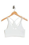 Fp Movement Free Throw Strappy Sports Bra In White