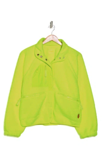 Fp Movement Hit The Slopes Fleece Jacket In Lemon