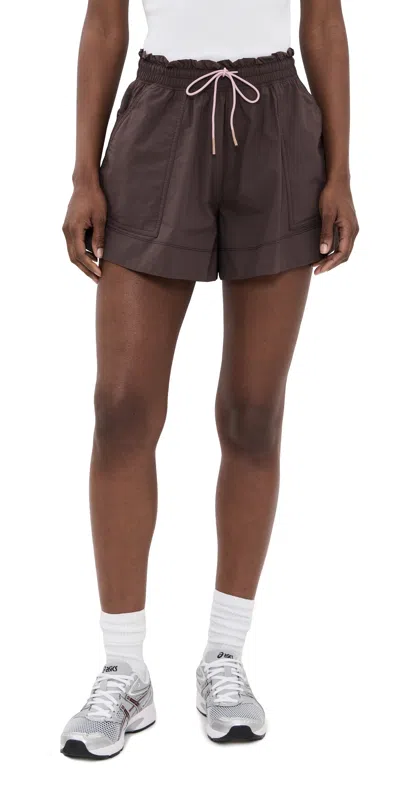 Fp Movement Horizon Shorts Chocolate In Brown