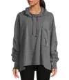 Fp Movement Hot Shot Hooded Layer In Grey