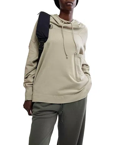 Fp Movement Hot Shot Hooded Layer In Sage Stone